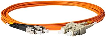 SpeedyFiberTX - 4 групи от 5-Метровия Multimode Двухшпиндельного свързващ кабел OM1 FC-SC, Оптични влакна Corning OM1 62,5/125, Оранжева обвивка на кабела OFNR