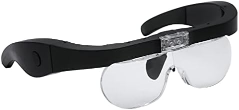 TREXD Очила Лупа Led Лупа С Четири Увеличениями USB Акумулаторна Лупа За Четене Лупа