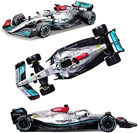 Bburago 1:43 2022 F1 Mercedes-AMG Team W13#44 Хамилтън #63 Играчка модел автомобил клас лукс от сплав Ръсел (2022 W13 №44 Хамилтън)