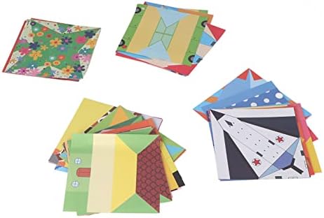 Двустранен Цветове Правят Оригами Цветни и лесно, Хартия за Оригами 108 Листа за Деца и Възрастни, Хартия, Проекти в областта на декоративно-приложното изкуство на Х?