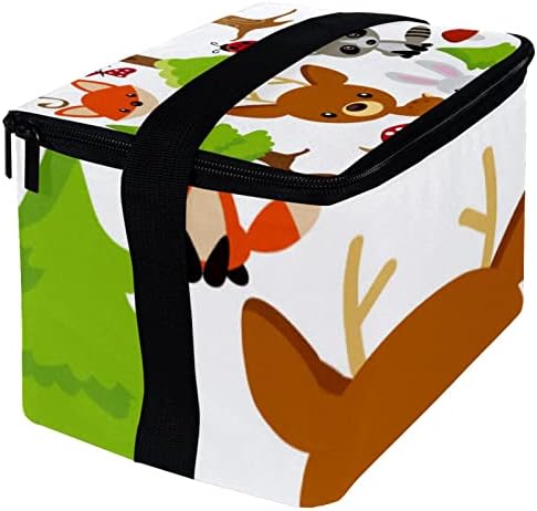 Дамски Чанта за обяд GUEROTKR, Кутия за обяд за мъже, Дамски Кутия за Обяд, безшевни фигура на елен, заек, животно, дърво
