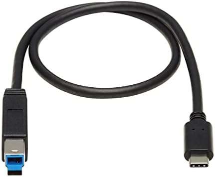 Кабел Трип Lite USB C-USB Type B USB Type C 3.1 Gen 2, 10 Gbit/с, М/20 см (U422-20N-G2)