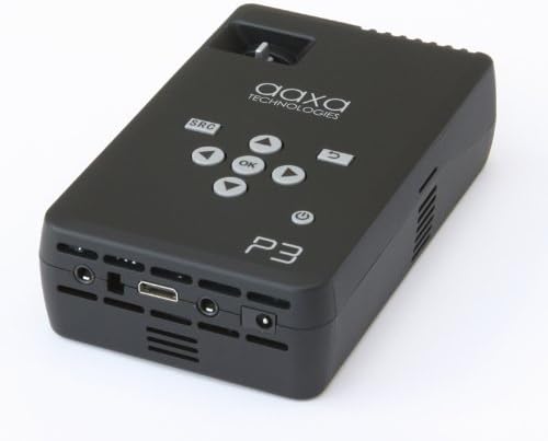 Джобен проектор AAXA KP400-01 P3 Pico с led 50 Лумена, медиаплеером, HDMI и акумулаторна батерия, Черен