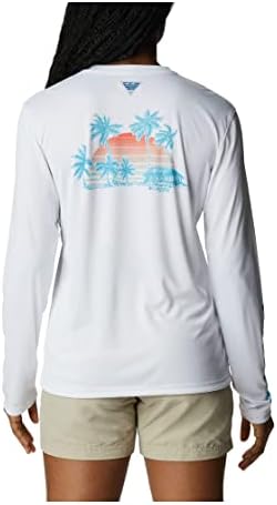 Женска тениска Columbia Tidal Tee PFG Palapa Palms С дълъг ръкав