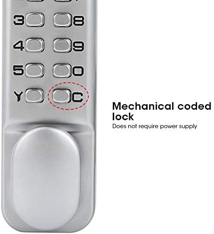 1-11 Цифров Механичен Вратата, заключване с парола, Плъзгащи Завъртане и заключване с парола от с сплав, Бесключевой система