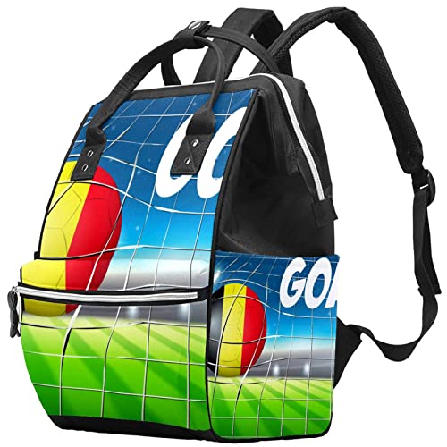 Белгия Футболна Топка, Целта на Концепцията за Чанти-Тоут за Памперси Мумия Раница с Голям Капацитет Чанта за Памперси Кърмещи Пътна Чанта за Грижа за Детето