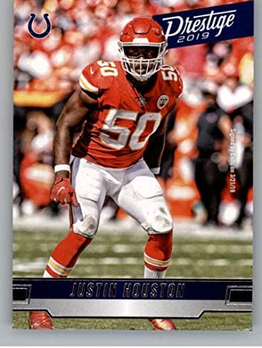 Търговската картичка на футболен клуб NFL Панини Prestige 2019 #36 Джъстин Хюстън Индианаполис Колтс