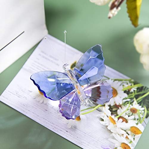 Художествена Колекция на H & D HYALINE и DORA Crystal Butterfly, Декорация на Масата под формата на Кристал Фигурки, Ръчна изработка, Проектът е Елемент на Плотове за вашия Домашен