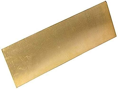 Месинг лист NIANXINN Percision Metals Сурови 2,5 х 200 х 300 мм Листове от месингова плоча