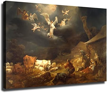 Декор на стените на Християнския Католически Фон Раждането на Христос Баща Овчар Исус Коледен Плакат Стенни Художествена Печат Картина на Платно Начало Декор Дек?