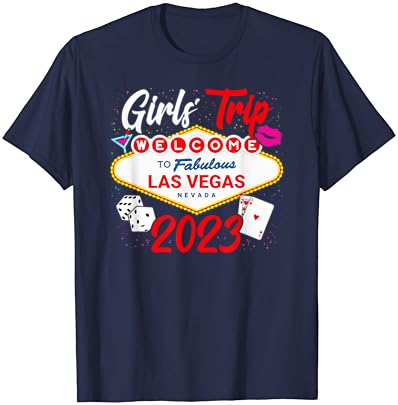 Пътуване за момичета 2023 - Парти в Лас Вегас - Тениска Vegas Girls Trip 2023