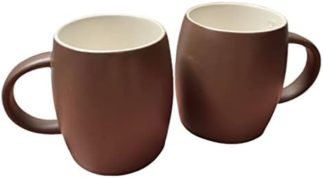 CHIAMU Комплект от 2 Керамични чаши с обем 14 грама с трайни термостойкими и морозостойкими подлежат на повторна употреба пере елементи, Чаша за кафе и чай от различни ц