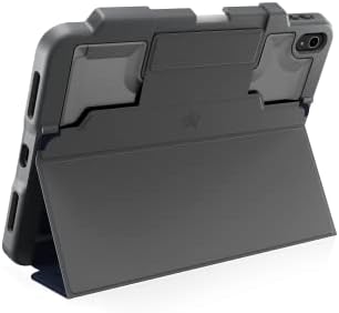 STM Dux Plus за iPad (10-то поколение) - Сверхпрочный и лесен за носене за съхраняване на Apple Молив - Черен (stm-222-387KX-01)