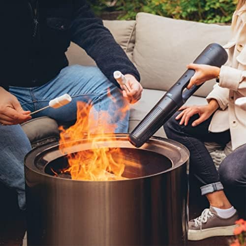 Looft Lighter X | Безжична запалка за изгаряне на дървени въглища от ново поколение | Прегряване на въздуха достига 1200 ° F за 60 секунди | Запалва всички видове гориво: пелети