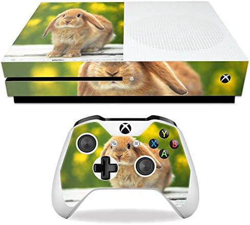 Корица MightySkins е Съвместим с Microsoft Xbox One S - Rabbit | Защитно, здрава и уникална Vinyl стикер | Лесно се нанася,