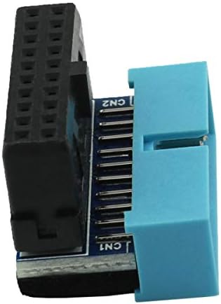 ZRM & E 90 Градуса USB 3.0 20Pin Адаптор-Удължител за Мъже и Жени за дънната платка Mainboard B Style Под Ъгъл Надолу