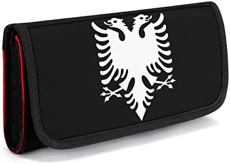 Албански Орел Калъф за Носене на Конзолата Switch Чанта За Съхранение на Притежателя Игрови Аксесоари със Слот за карта
