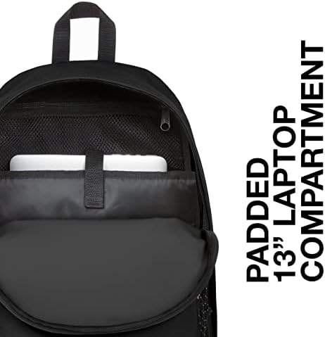 Eastpak Out of Office Backpack - Чанта с 13-инчов калъф за лаптоп - За училище, за Пътуване, работа или на чанта за книги - Черен