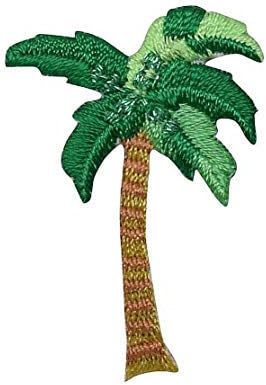 Малка тропическа Палма - Бродирани Желязо Заплатке