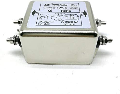 Резервни части за инструменти за Мрежова филтър ac адаптер 220 В, защита от на смущения, болт CW4E-30A/6A/10A/20A/3A-S, spot (Цвят: 6A)