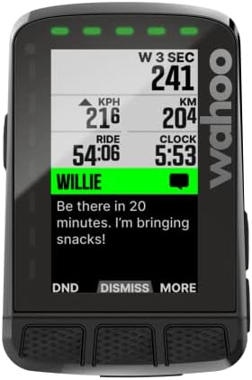 Велокомпьютер Wahoo ELEMNT ROAM V2 GPS + Сензори за скоростта на велосипеда, честотата на въртене и на сърдечния ритъм