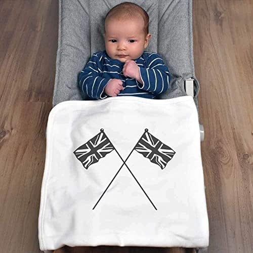 Памучни Бебешки одеяла /Шал Azeeda Развевающиеся знамена Юниън Джак (BY00027834)