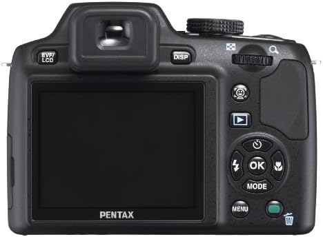 Цифров фотоапарат Pentax X70 12MP CCD с 24-кратно оптично увеличение с тройно намаляване на трептенето и 2,7-инчов LCD дисплей