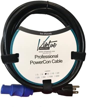 Удлинительный кабел Добродетелта Industries | Edison от Neutrik PowerCon дължина 25 Метра