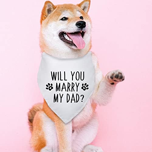 Излезеш ли Ти се Омъжи за баща Ми Обява за Включването и на Кучета Кърпа за Кучета Подпори за Сватбена Фотосесия Аксесоари