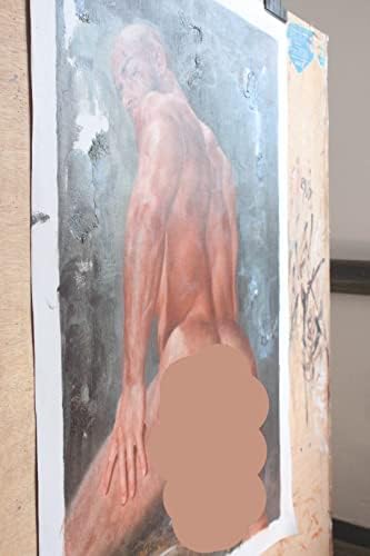 Dongyeeart Мъжки Голи мъжки Уникална/Оригиналната Живопис с маслени бои върху платно Изобразително Изкуство домашен Декор на Стените в спалнята 24 x 36 (001)