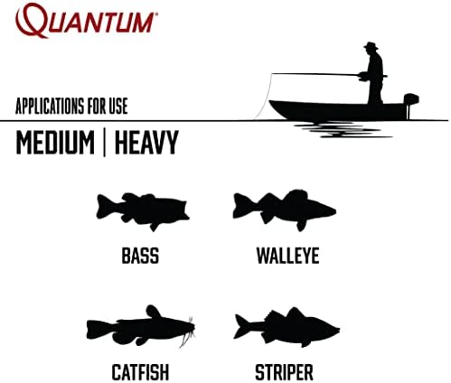 Риболовна макара Quantum Accurist Baitcast, Размер на спирала 100, Големи Нескользящие дръжки и непрекъснато съединител против обратен ход, Твърди Алуминиева рамка
