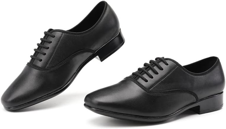 Мъжки обувки за латино Танци AOQUNFS, Стандартна Обувки За практикуване на бални танци за практикуване на Салса, модел