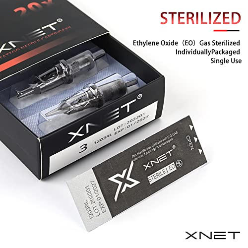 Безжична Татуировочная машина Xnet Факел, с 20pcs Стандартните игли за касети с мастило за татуировки X-RAY #12 9RL