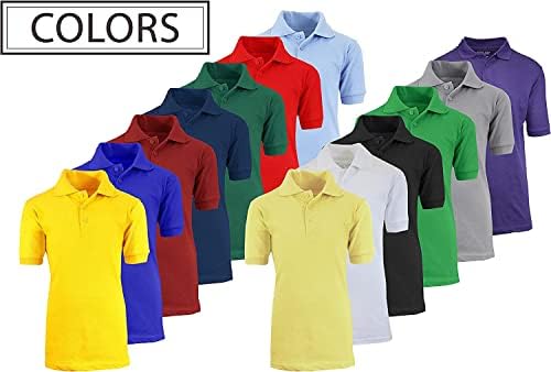 Polo ризи с къс ръкав Galaxy by Harvic за момчета Училищни униформи