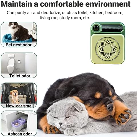 Дезодорант за котешки тоалетни, Устранитель Миризма на домашни животни, за Пречистване на въздуха PhantomSky от Силна Миризма,