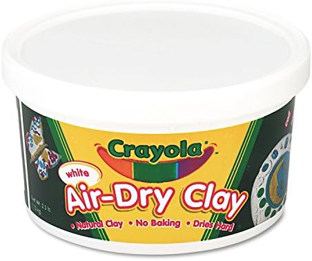 Crayola 575050 Въздушно-суха глина, Бяла, 2-1/ 2 кг. Кофа
