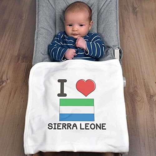 Детско Памучно одеало /Шал Azeeda I Love Sierra Leone (BY00025955)