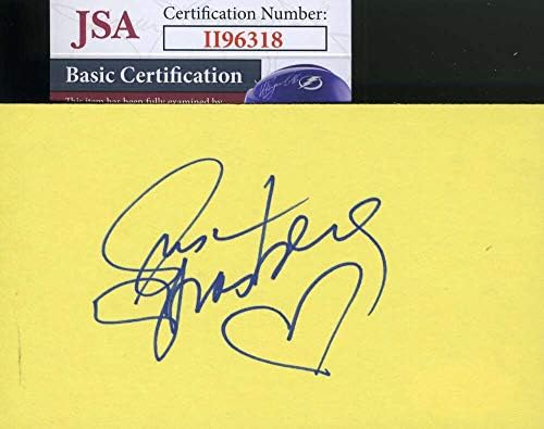 Сюзън Страсберг JSA Coa Подписа Автограф на картата размер 3x5