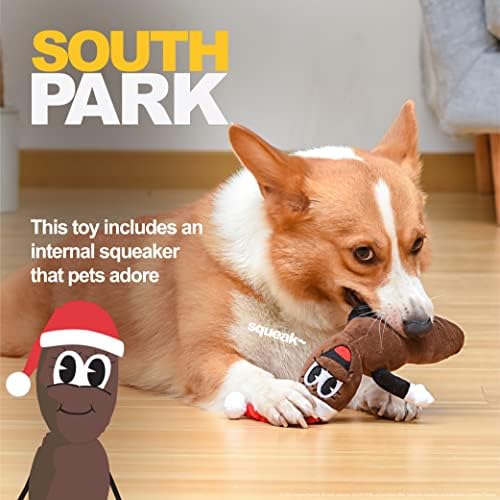 Южният парк за домашни любимци 6 г-Н Хэнки Плюшен Фигурка Пищащая Играчка за Кучета | South Park Dog Toys |