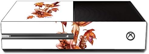 Корица MightySkins, съвместима с Microsoft Xbox One - Falling Leaf | Защитно, здрава и уникална Vinyl стикер