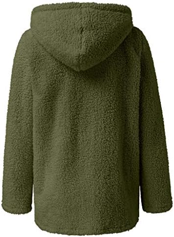 Палто с отворени шевове, дамски есенно-зимно дебело яке с качулка и дълъг ръкав, жилетка
