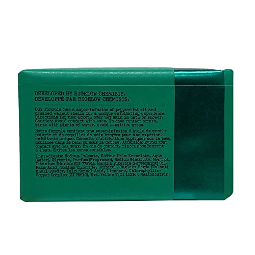 Отшелушивающее сапун C. O. Бигелоу Мента Soap Bar, № 1413, 7 грама, Отшелушивающее сапун-пилинг за тяло с масло