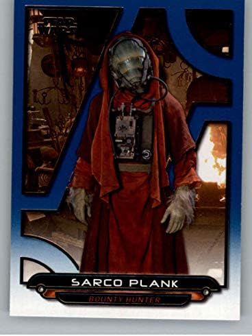 2018 Topps Star Wars Galactic Files Синьо #TFA-39 Sarco Дрънкам Официалната Неспортивная Търговска картичка в NM или по-добро състояние