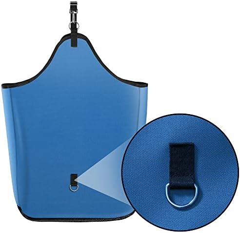 Чанта за сено за конете SmithBuilt, синя - Удобна и здрава найлонова чанта за хранене 1000D с вкара мрежа