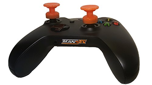 Titanstix Оранжеви Дръжки за палеца За Джойстик за Xbox One Thumbsticks