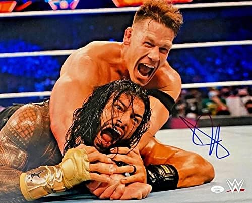 Ексклузивна снимка на Джон Sina с Автограф на WWE 16x20, Удостоверяване на JSA # 5 - Снимки Рестлинга с автограф