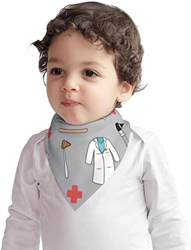 Augenstern Памучни Бебешки Лигавници Noctor Medical Emt Детска Кърпа Лигавници За Никнене На Млечни Зъби Хранително-Вкусовата