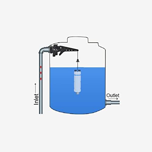 Клапан Nomer Tankbuddy, с висока степен на навлизане, Поплавковый клапан, Двоен нивото на водата и регулируема на нивото на водата резервоар за вода, на резервоара или т.н. (