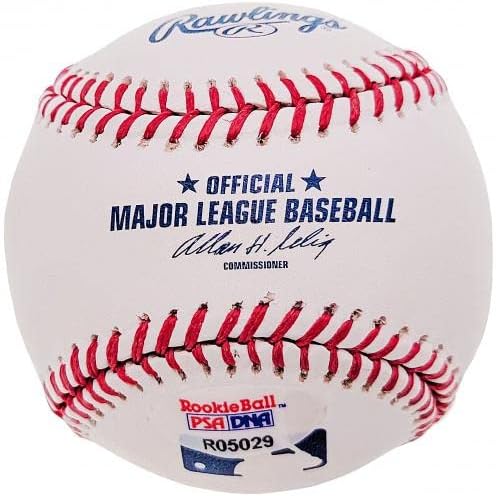 Травис Снайдер с Автограф от Официалния представител на MLB бейзбол Торонто Блу Джейс, Балтимор Ориълс PSA/DNA #R05029 - Бейзболни топки с автографи