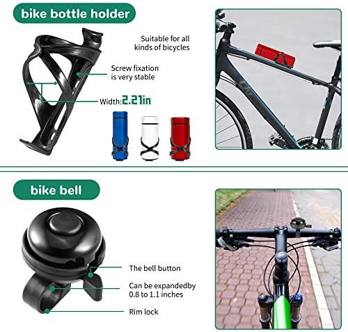 Аксесоари за велосипеди от 8 теми, Велосипеди фенер с USB батерия, Налобный фенер в слънчева батерия, Велосипеди Заключване, Поставка За мобилен телефон за велосипед?